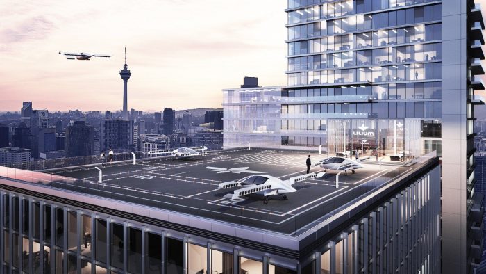lilium landing pad rooftop