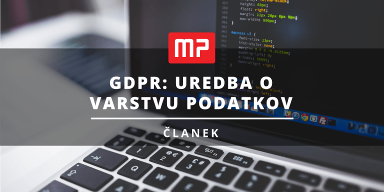 GDPR: Uredba o varstvu podatkov