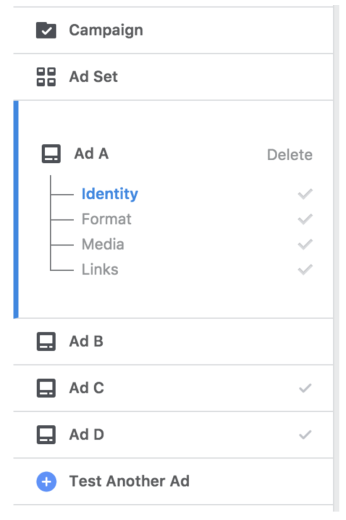 Facebook AB testiranje 6