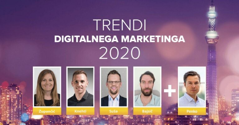 WEBINAR! Konferenca: Trendi digitalnega marketinga 2020