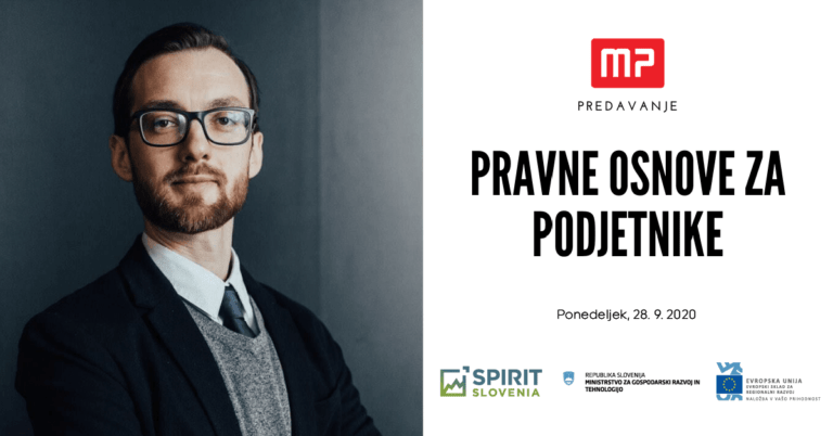 MP webinar delavnica: Pravne osnove za podjetnike