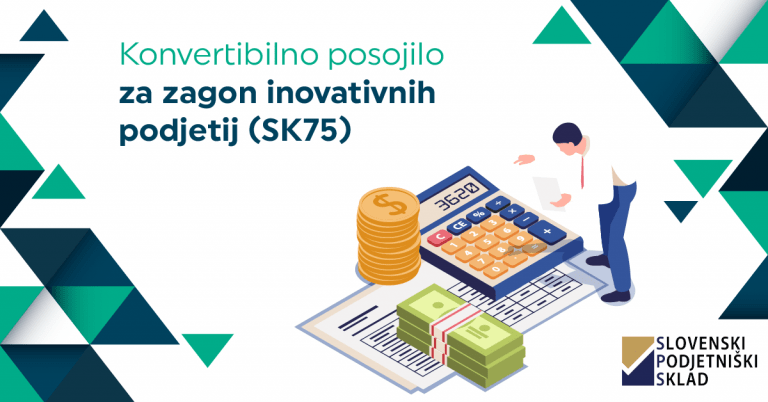 Konvertibilno posojilo za zagon inovativnih podjetij (SK75)