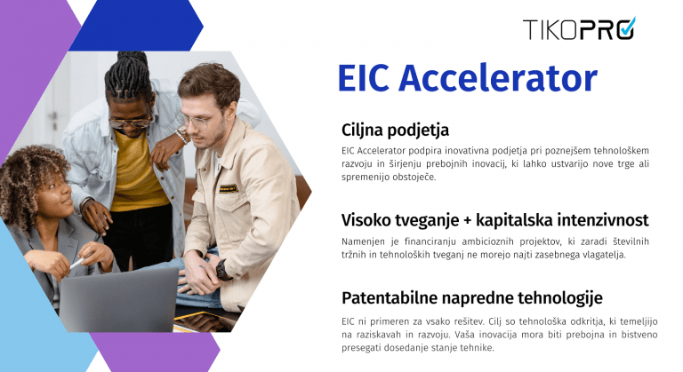 EIC Accelerator: Evropska sredstva za razvoj in komercializacijo visoko tehnoloških startupov