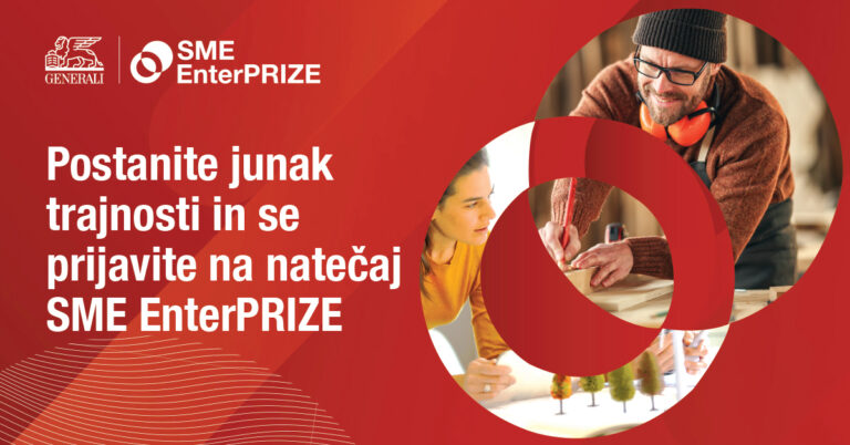 Nagradni natečaj SME EnterPRIZE zavarovalnice Generali – tudi vaši trajnostni dosežki so lahko nagrajeni