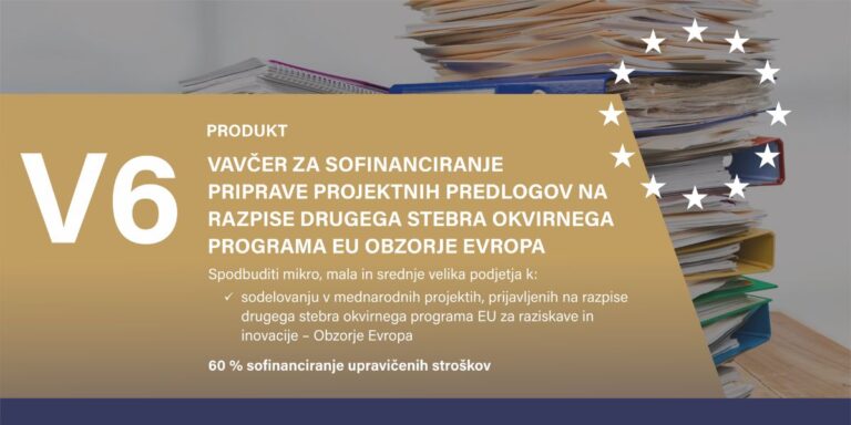 Sofinanciranje priprave projektnih predlogov na razpise programa EU Obzorje Evropa